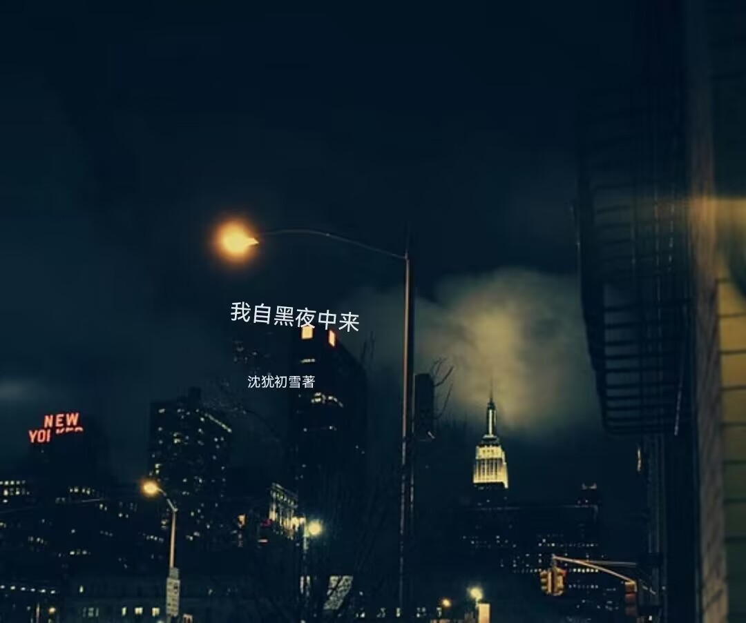 我自黑夜中來
