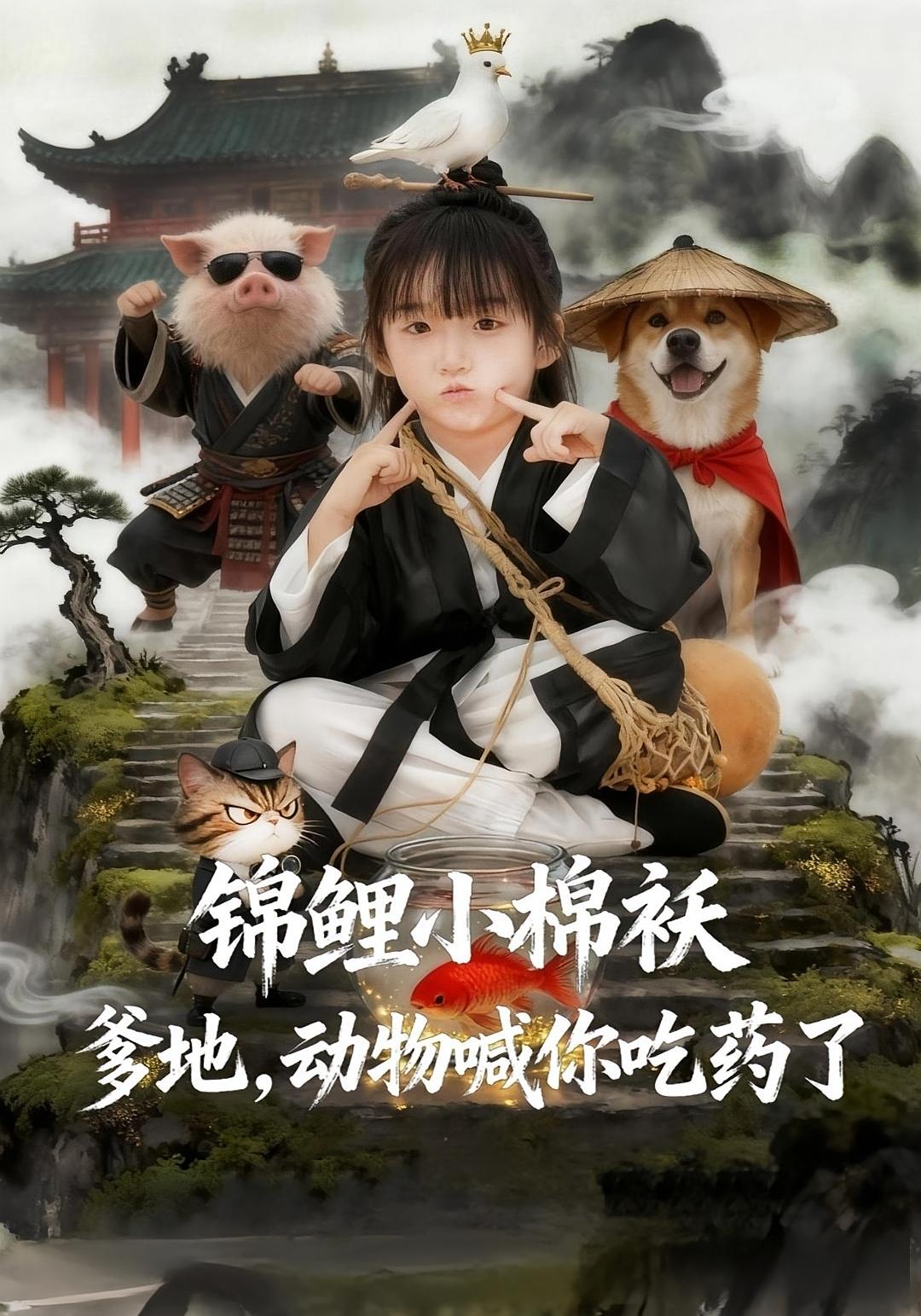 锦鲤小棉袄爹地，动物喊你吃药了 奇幻脑洞·萌宝·全50集 维尼&张宸彬&赵宏粒