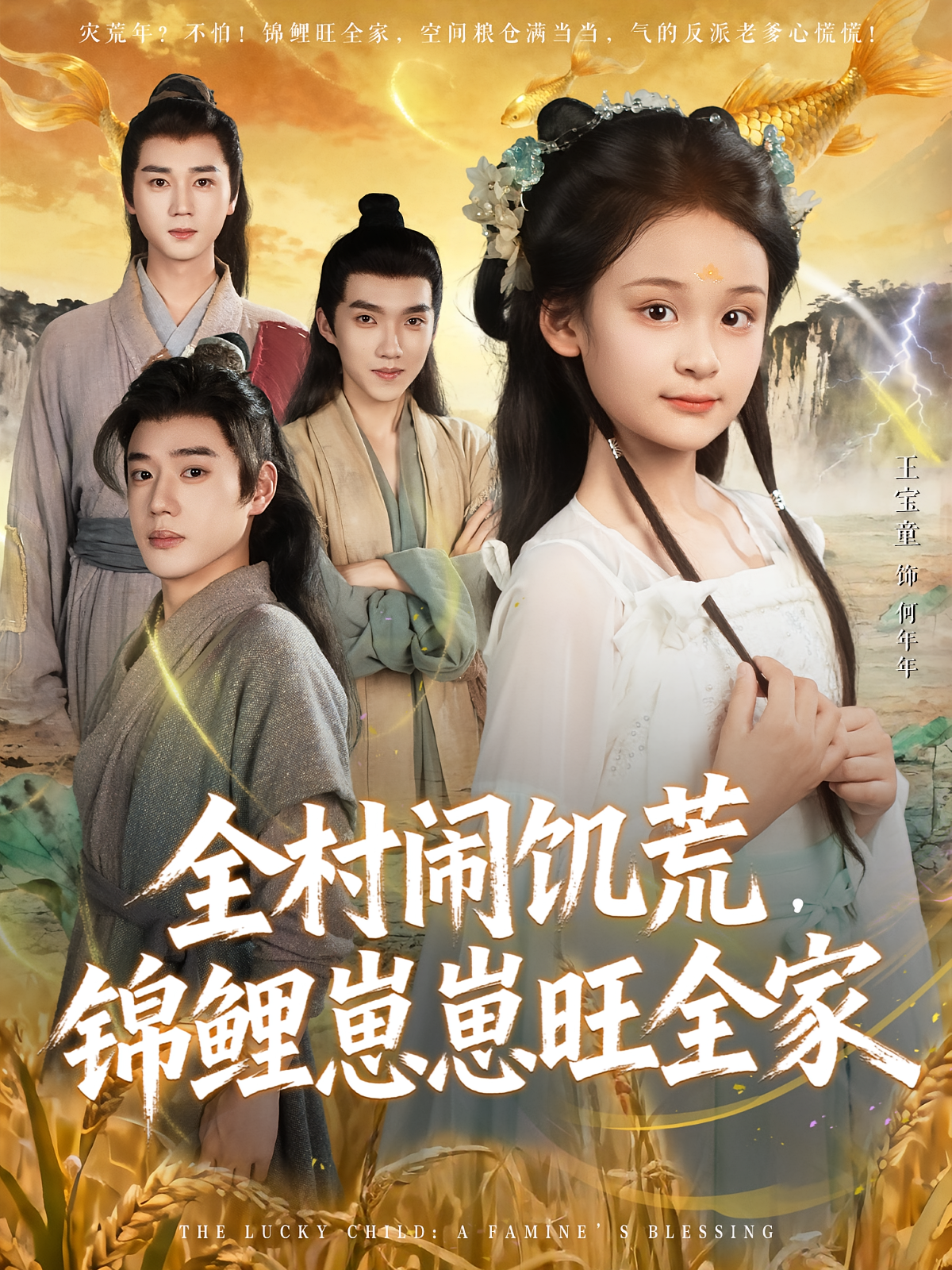 全村闹饥荒，锦鲤崽崽旺全家 奇幻脑洞·锦鲤·全72集 常元佳&陈逸寒&王宝童