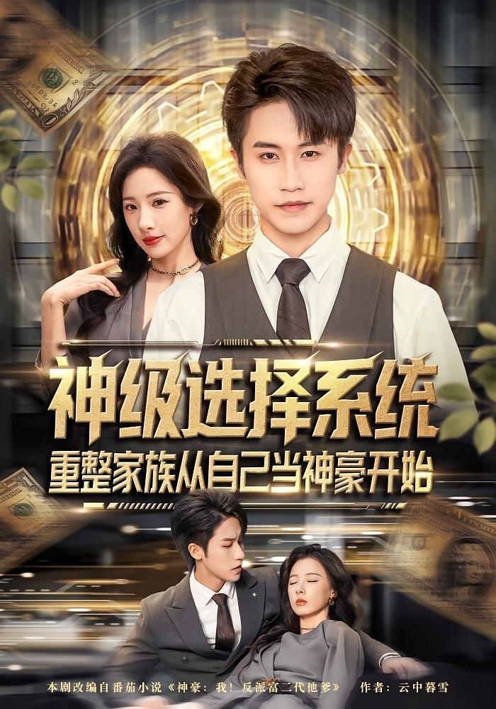 神级选择系统，重整家族从自己当神豪开始 都市脑洞·都市·全80集 孙航&郑书妍&张鹏