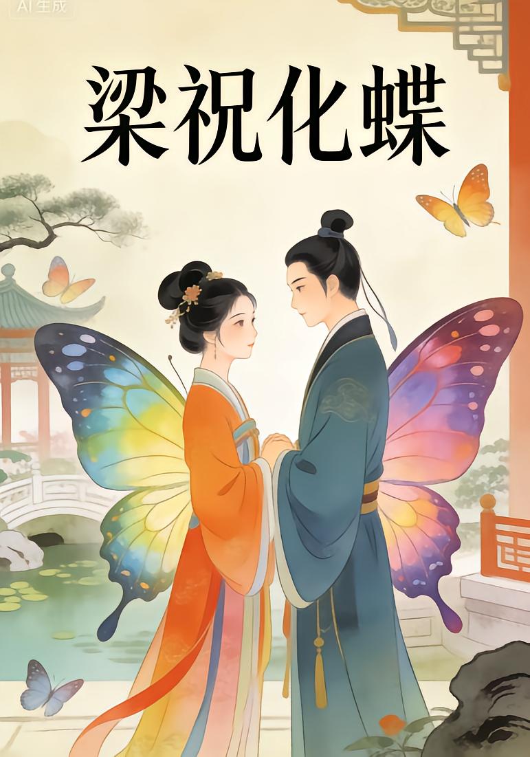 梁祝化蝶封面图