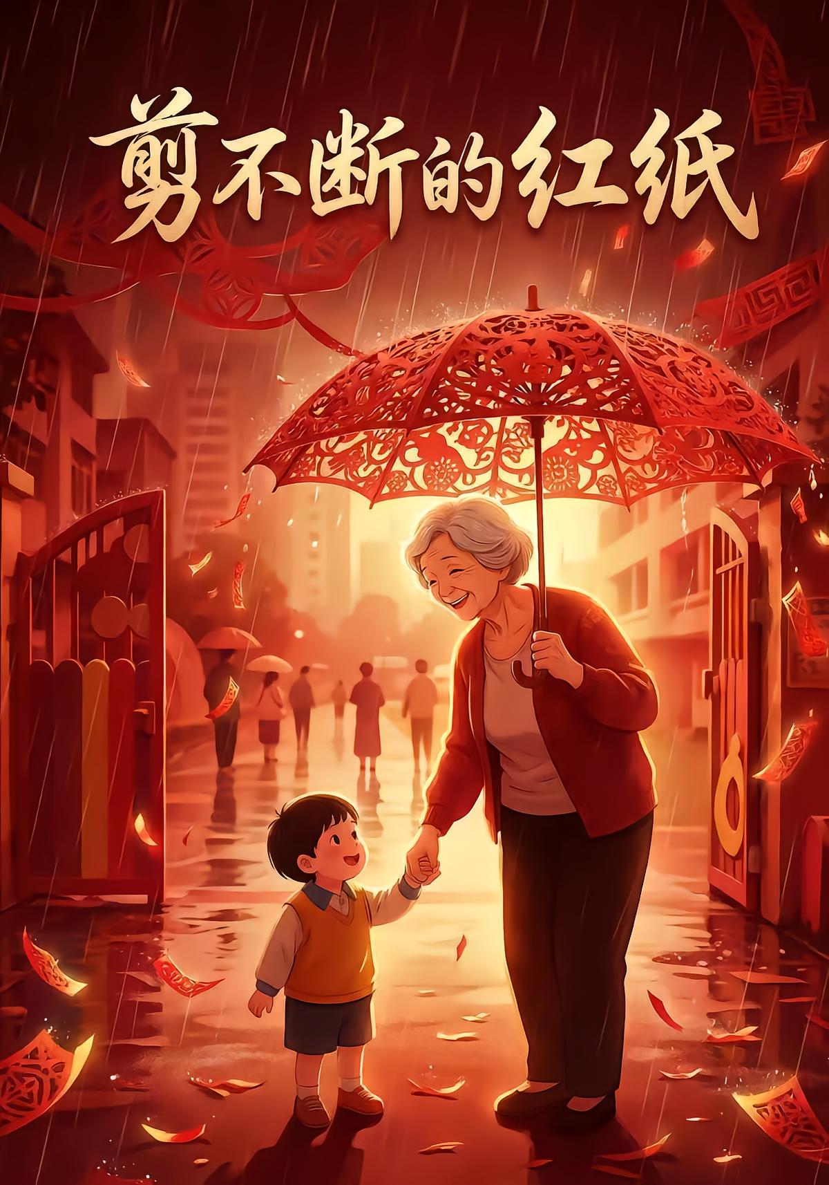 剪不断的红纸封面图