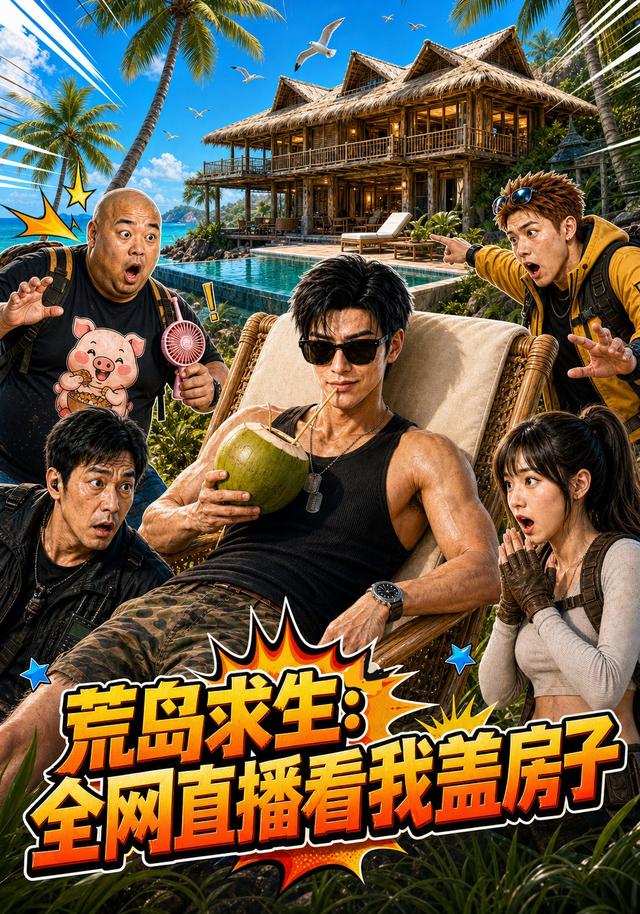 荒岛求生:全网直播看我盖房子 cover
