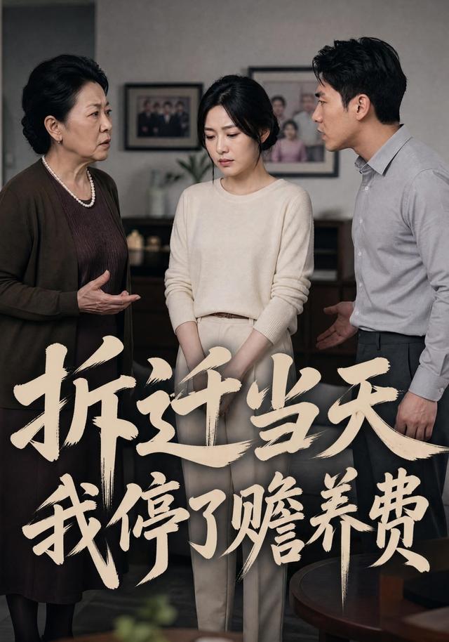 拆迁当天我停了赡养费
