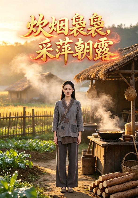 炊烟袅袅，采萍朝露