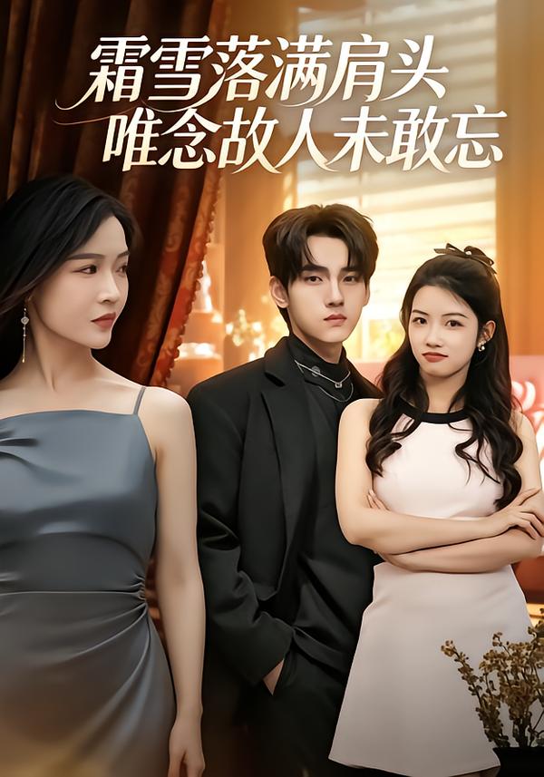 霜雪落满肩头唯念故人未敢忘