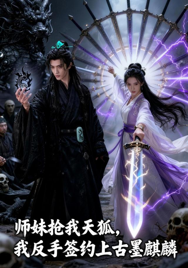 师妹抢我天狐，我反手签约上古墨麒麟封面图