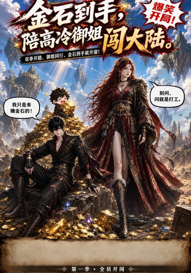金石到手，陪高冷御姐闯大陆