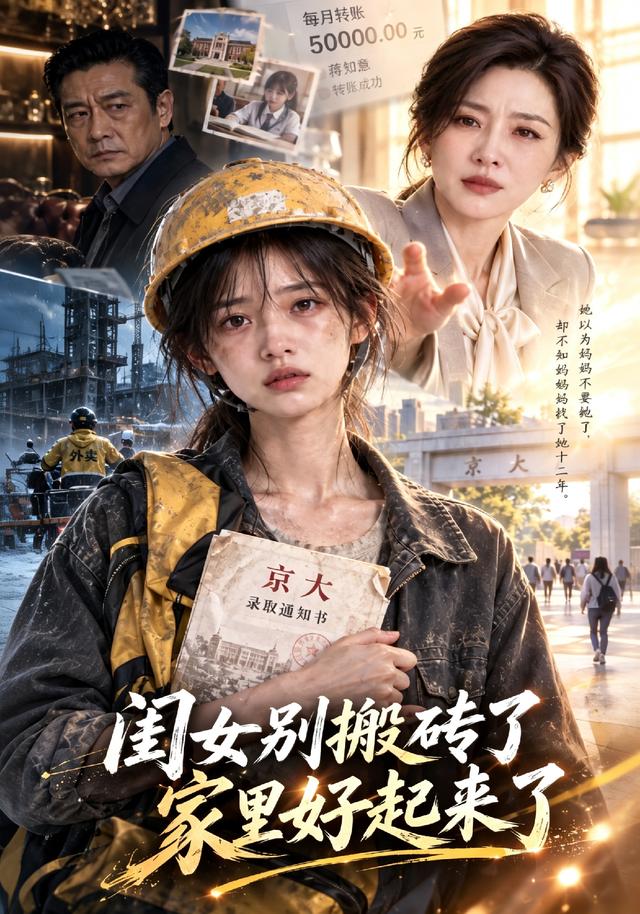 闺女别搬砖了，家里好起来了