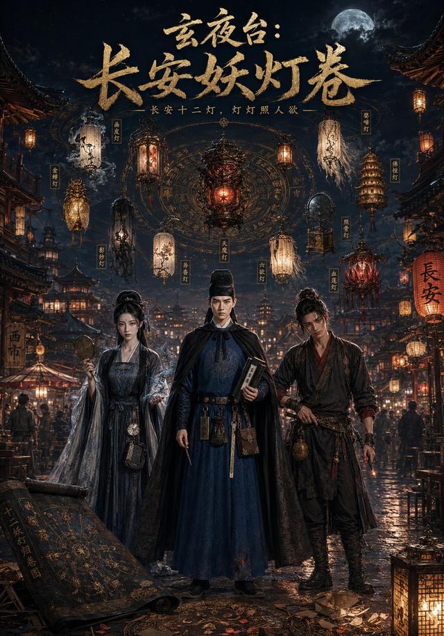 玄夜台：长安妖灯卷 cover
