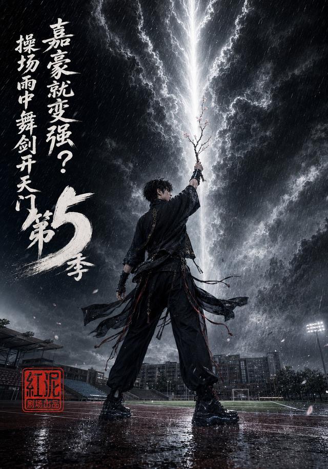 嘉豪就变强？操场雨中舞剑开天门第5季