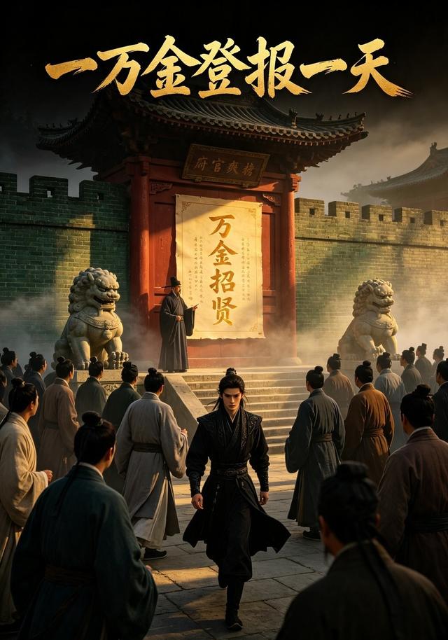 一万金登报一天