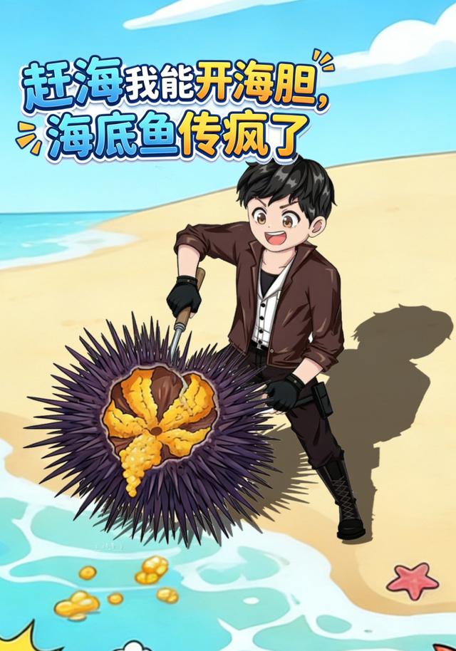赶海我能开海胆，海底鱼传疯了