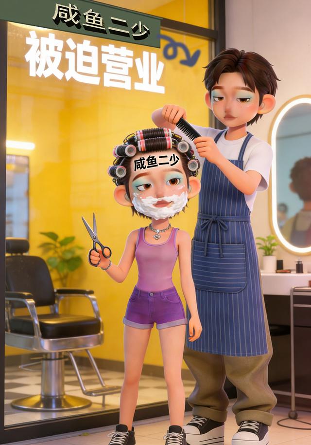 咸鱼二少被迫营业封面图