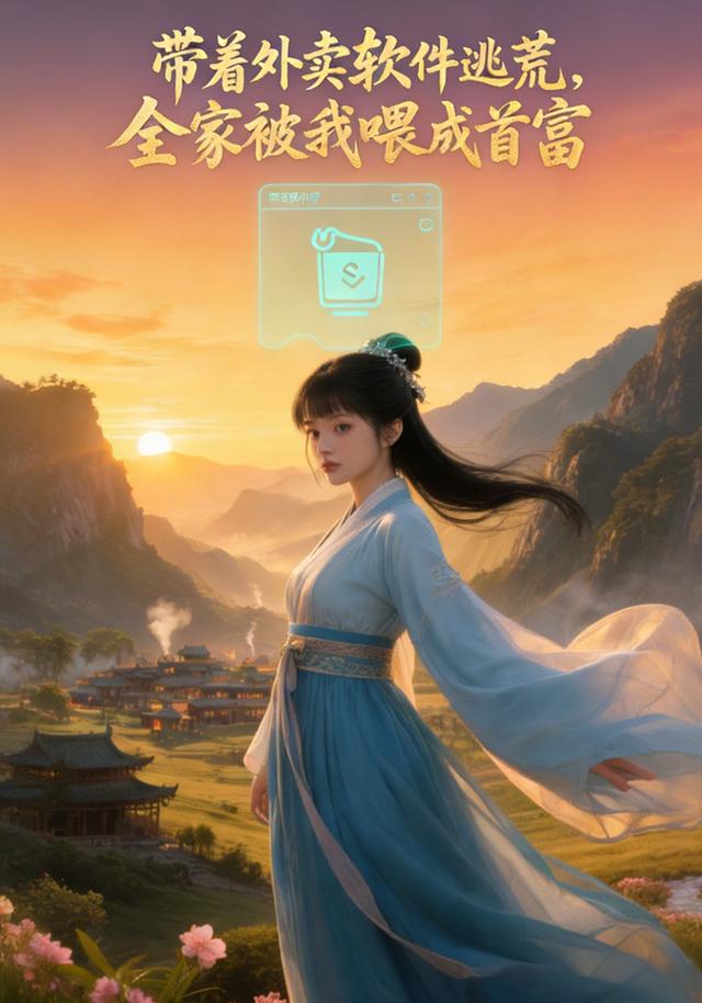 带着外卖软件逃荒，全家被我喂成首富