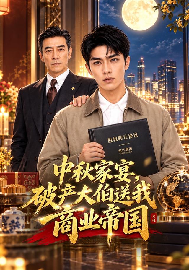《中秋家宴，破产大伯送我商业帝国》作品海报