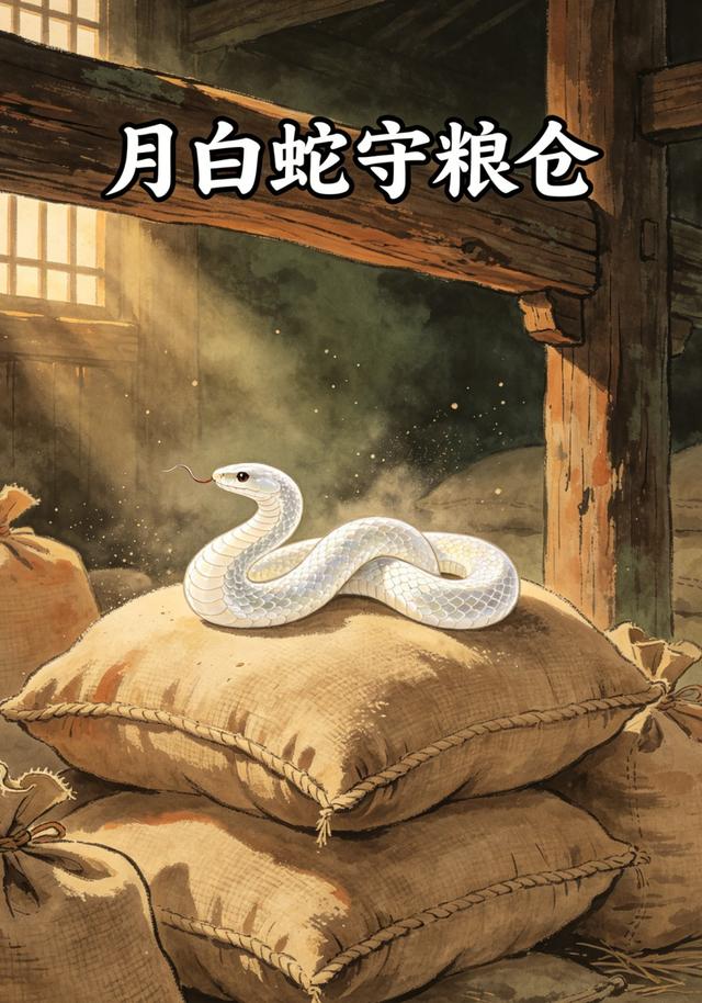 月白蛇守粮仓