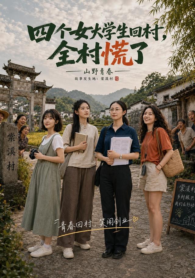 四个女大学生回村全村慌了 cover