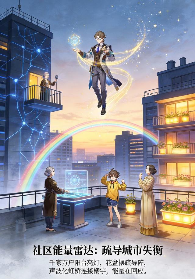 社区能量雷达 疏导城市失衡