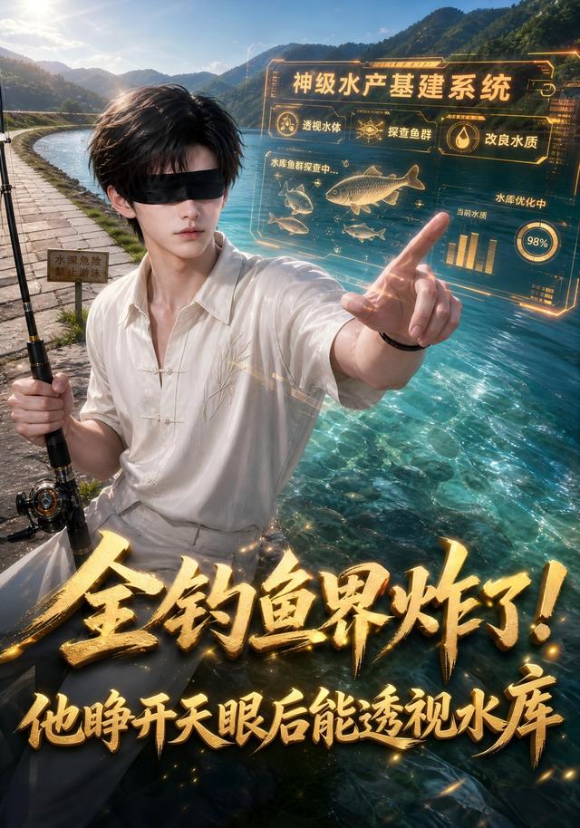 全钓鱼界炸了！他睁开天眼后能透视水库 cover
