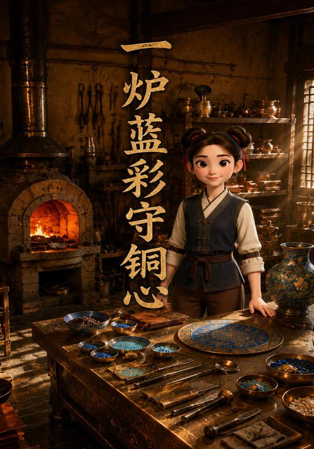 一炉蓝彩守铜心