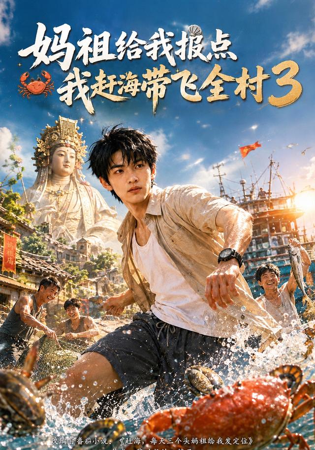 妈祖给我报点，我赶海带飞全村3