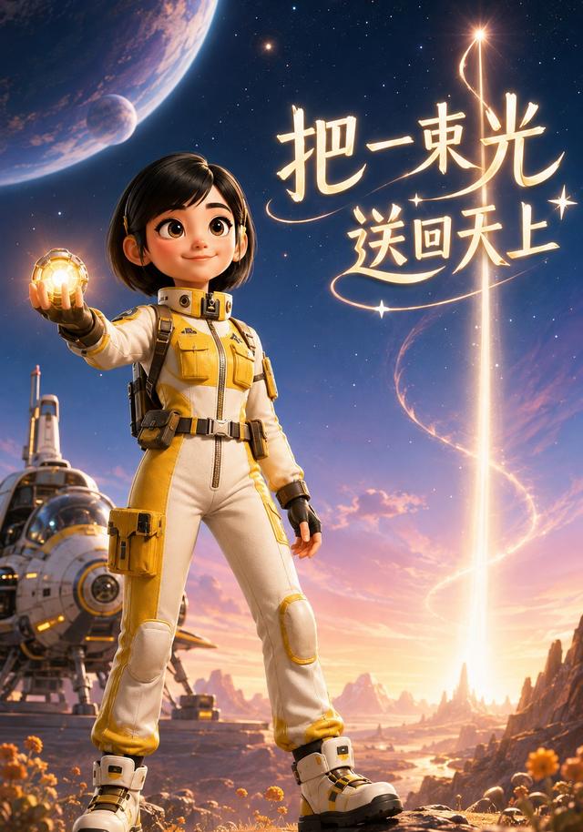 把一束光送回天上