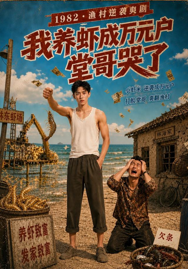我养虾成万元户，堂  哥哭了