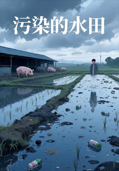 污染的水田