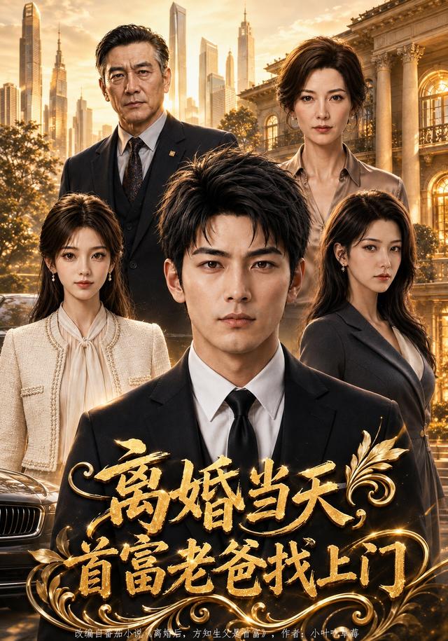 离婚当天，首富老爸找上门