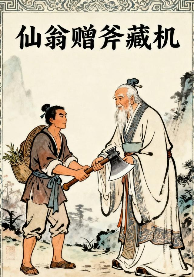 仙翁赠斧藏机