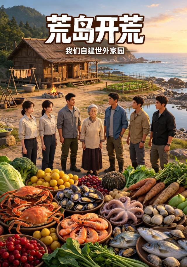 荒岛开荒我们自建世外家园