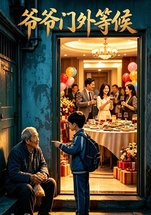 爷爷门外等候