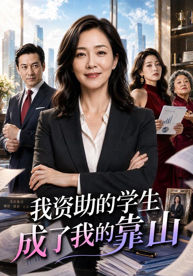 《我资助的学生，成了我的靠山》作品海报