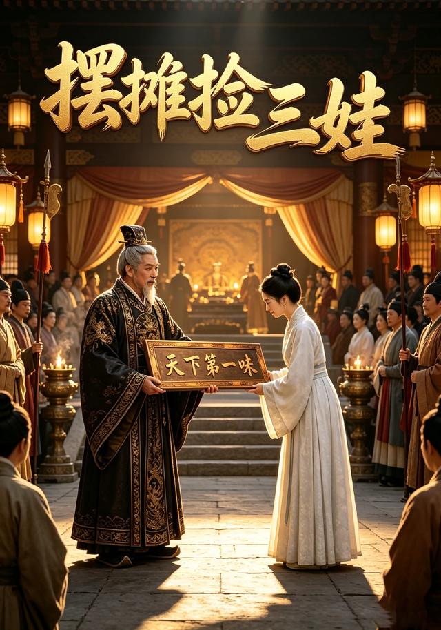 摆摊捡三娃
