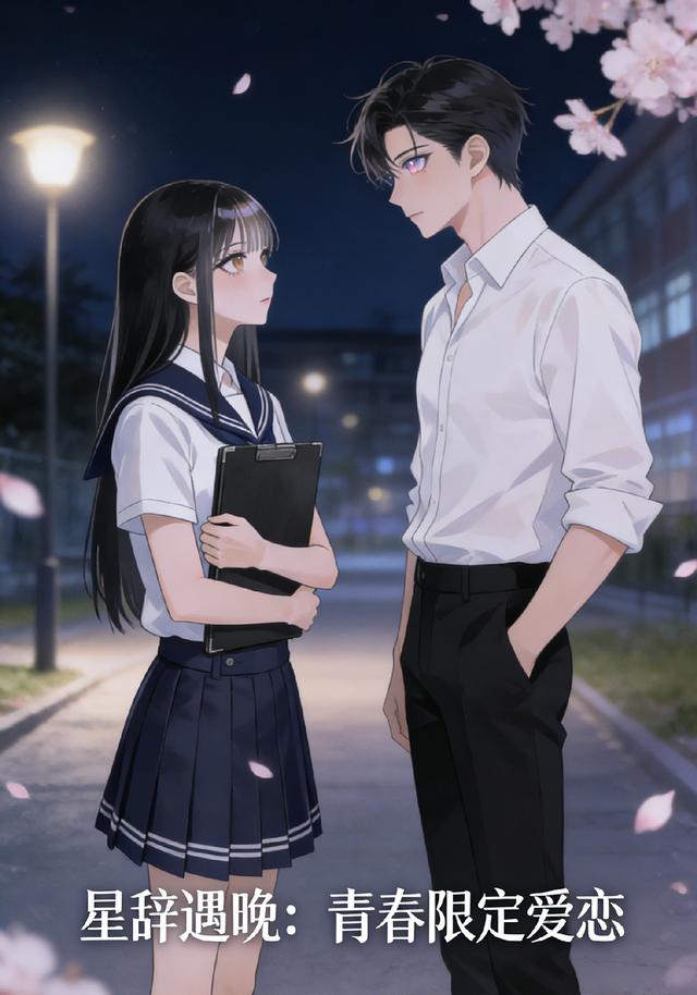 星辞遇晚：青春限定爱恋封面图