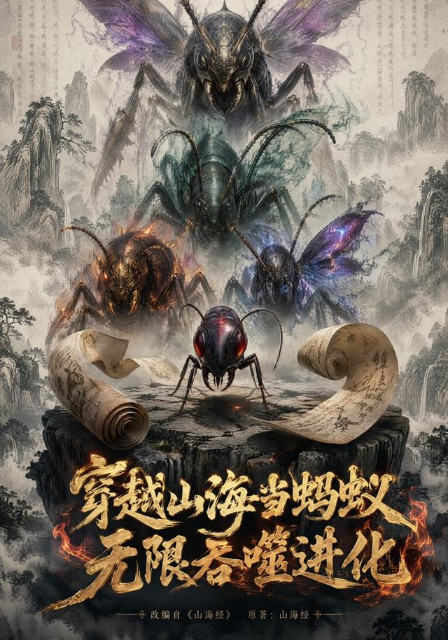 穿越山海当蚂蚁，无限吞噬进化