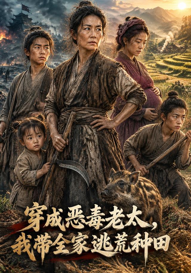 穿成恶毒老太，我带全家逃荒种田