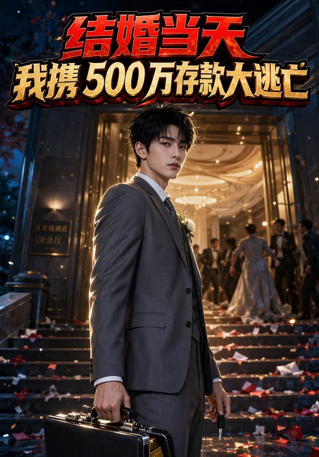 结婚当天，我携500万存款大逃亡 cover