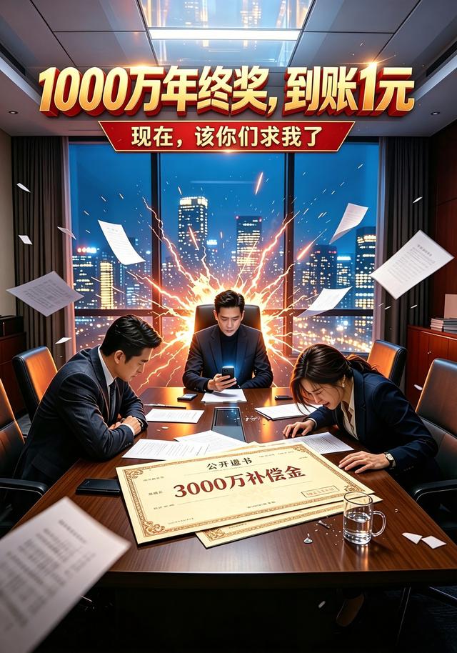 1000万年终奖，到账1元 cover