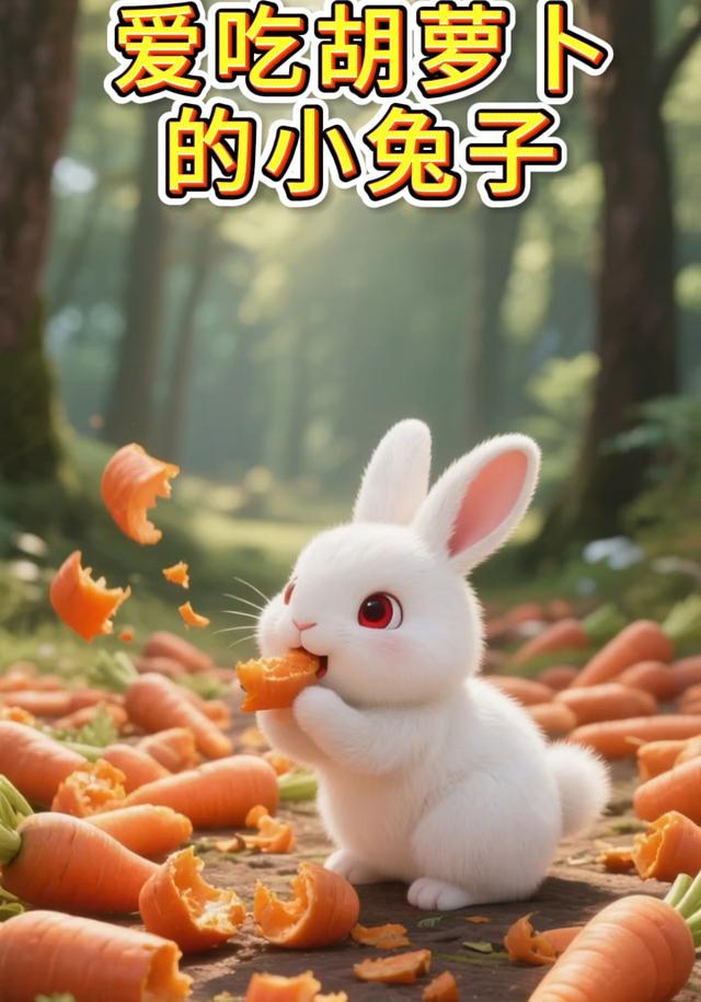 爱吃胡萝卜的小兔子