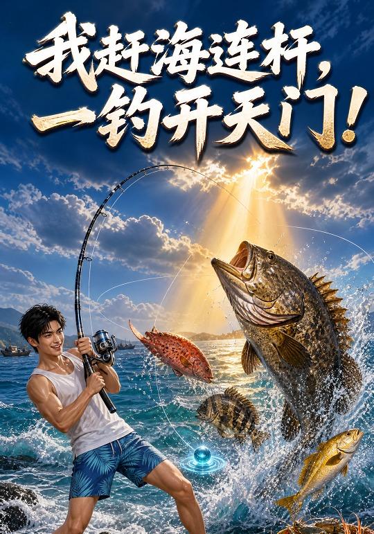 我赶海连杆,一钓开天门！