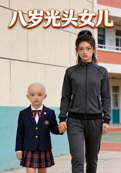 八岁光头女儿