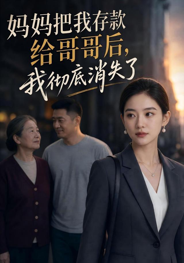 妈妈把我存款给哥哥后，我彻底消失了