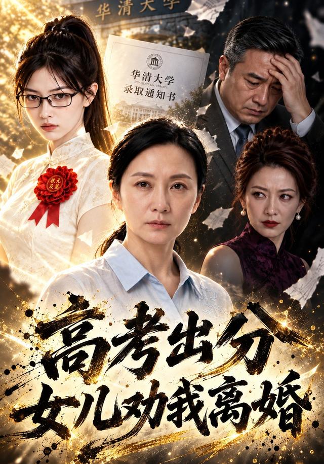《高考出分，女儿劝我离婚》作品海报