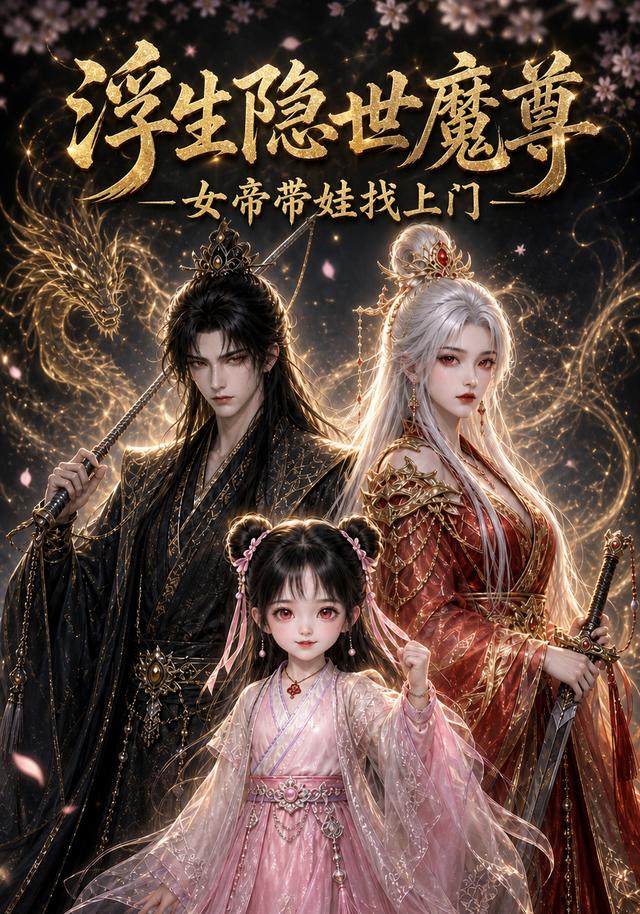 浮生隐世魔尊，女帝带娃找上门