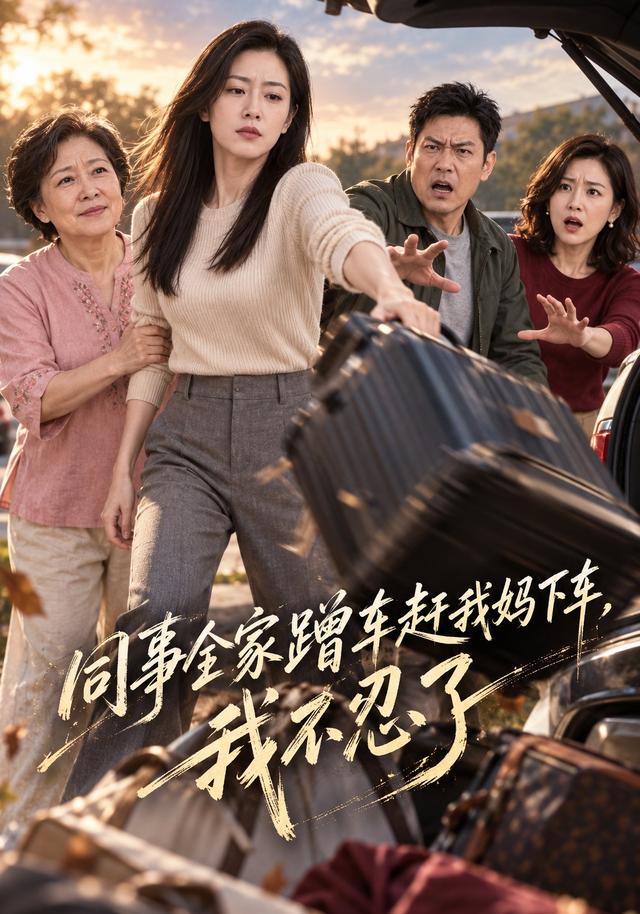 同事全家蹭车赶我妈下车，我不忍了