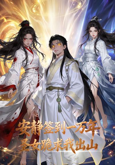 安静签到一万年，圣女跪求我出山封面图