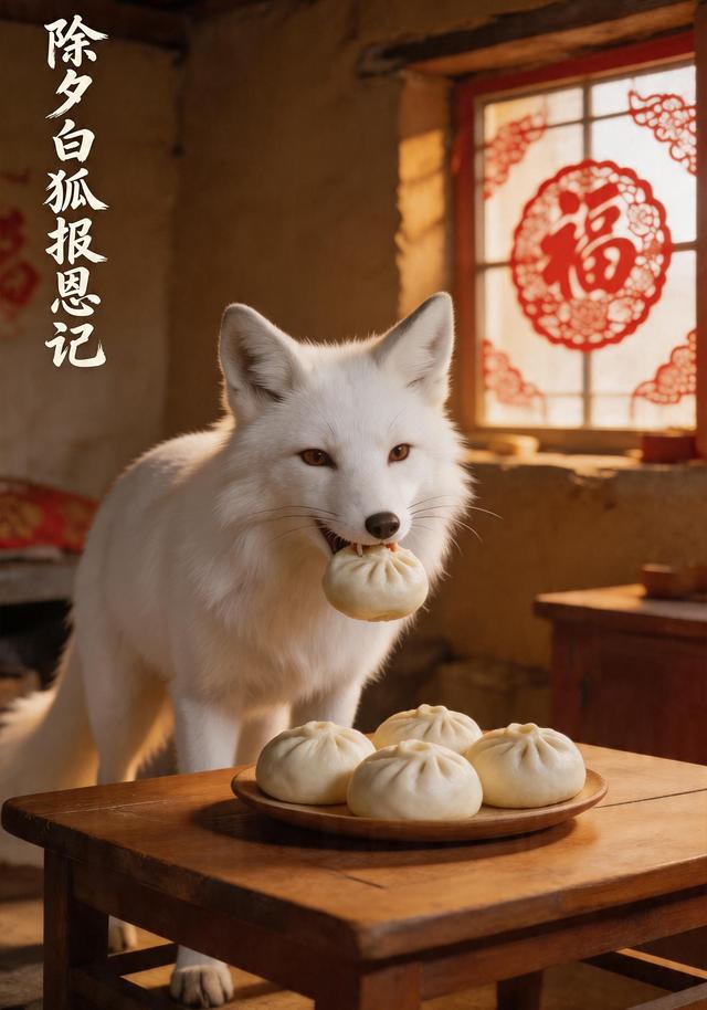 除夕白狐报恩记