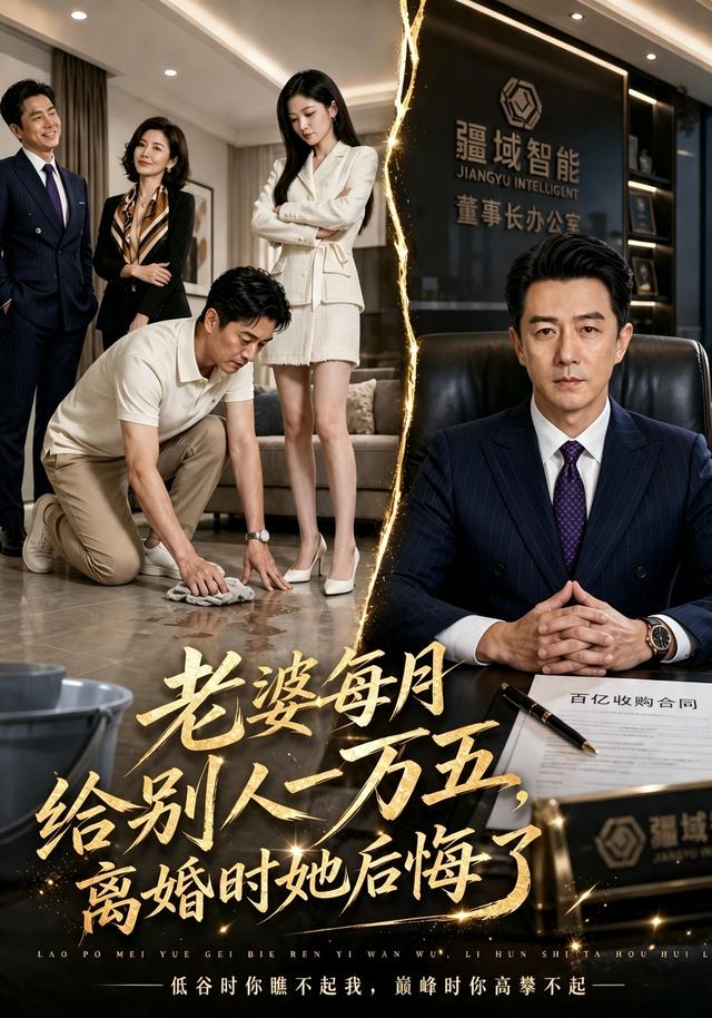 老婆每月给别人一万五，离婚时她后悔了封面